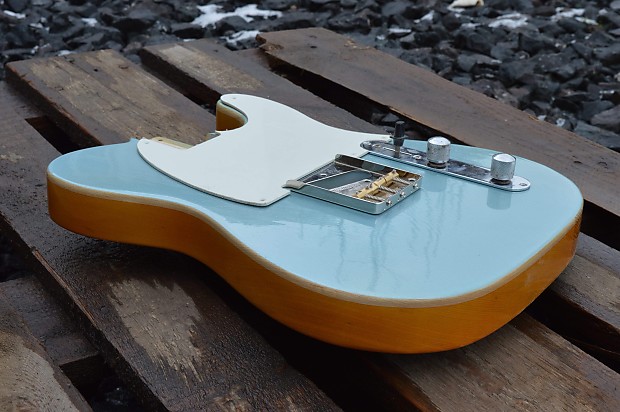 SC Relics Telecaster body nitro Pelham Blue