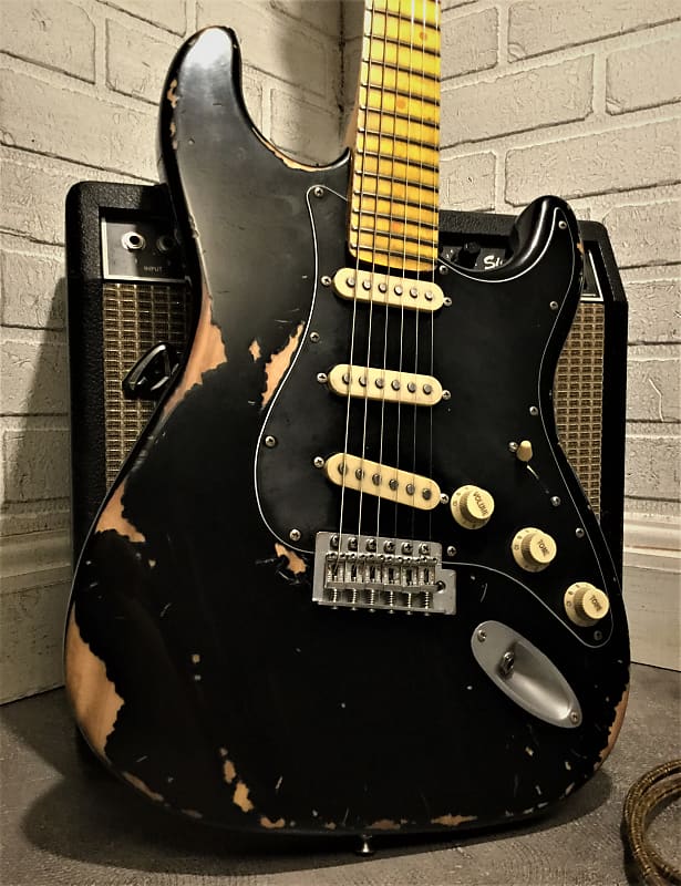 USA Relic David Gilmour inspired Strat Style Electric Guitar | Reverb