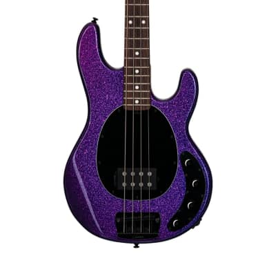 Sterling by Music Man STINGRAY34 4-STRING BASS GUITAR (Purple Sparkle, ROSEWOOD FRETBOARD) for sale