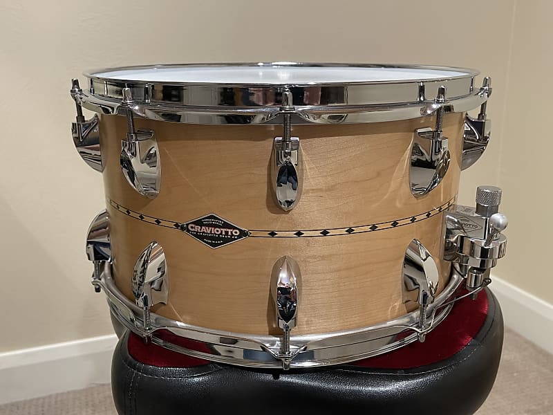 Craviotto Snare 2018-2022 - Satin maple with inlay | Reverb