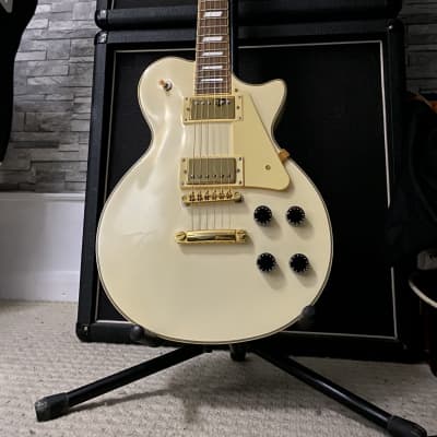 Johnson Les paul copy late 1990s/early 2000s - cream for sale
