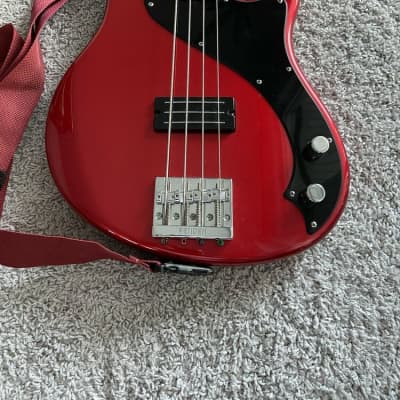Fender Modern Player Dimension Bass 2013 MIC Candy Apple Red 4-String Guitar image 2