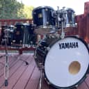 Yamaha Maple Custom Drum Set (Black Maple) - 10/12/14/16/22