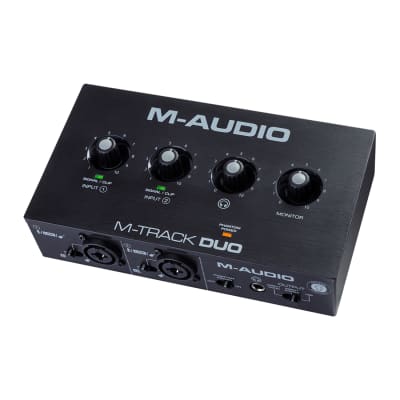M-Audio M-Track Duo 48-KHz, 2-Channel USB Audio Recording Streaming Interface image 3