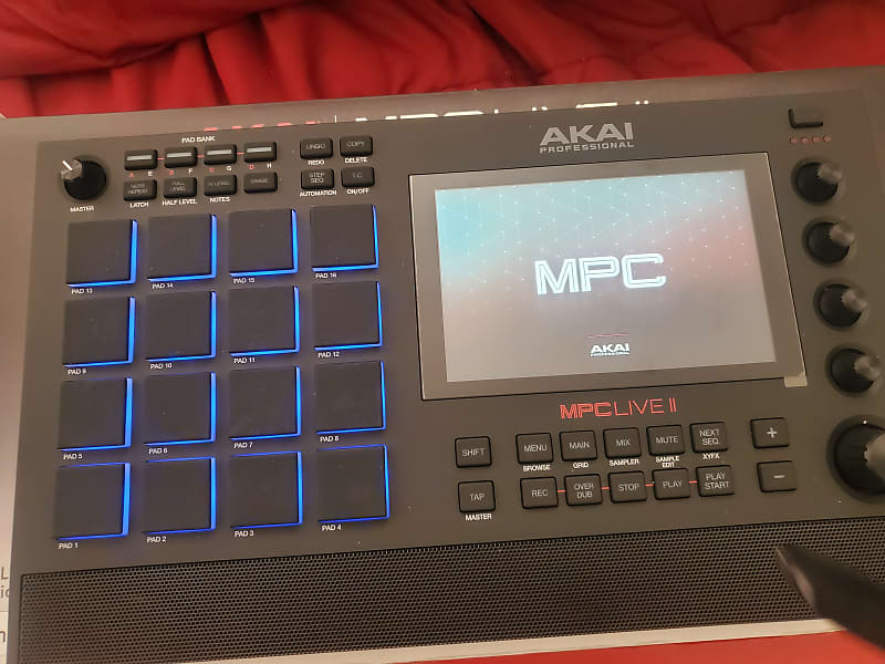 Akai Professional MPC Live II Standalone Sampler / Sequencer with Built-in Monitors 2022- Present - Black image 1