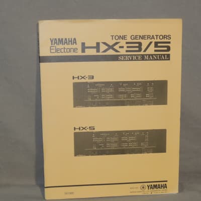 Yamaha HX-3/5 Electone Service Manual [Three Wave Music]