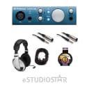 PreSonus AudioBox iOne Audio Interface w/ AxcessAbles Stereo Headphones and Audio Cables