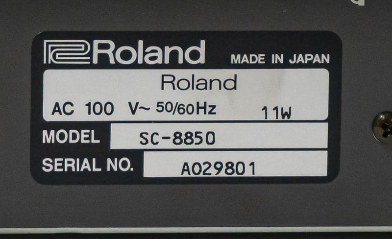 Roland Sound Canvas SC-8850 Sound Module Synthesizer with Power