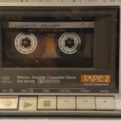 technics RS-B11W Dual Cassette Deck Tape Deck 80s Japan