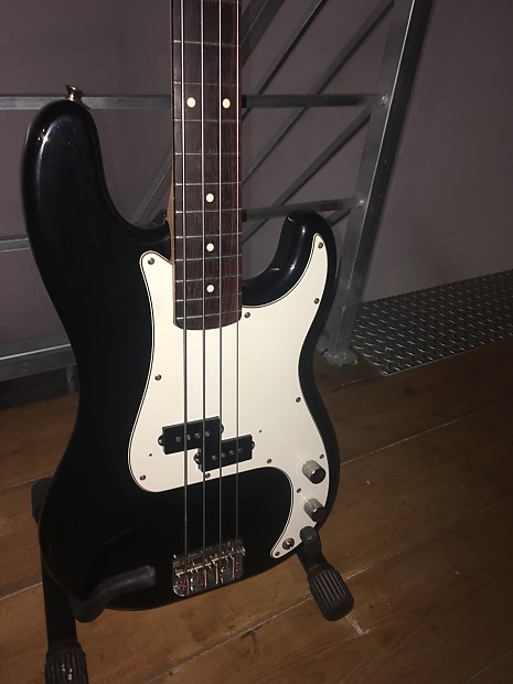 Squier Precision Bass Made in Japan MIJ 1993 Black | Reverb