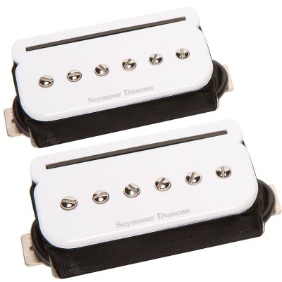 Seymour Duncan SHPR-1s P-Rails - Neck and Bridge Pickup Set White image 1