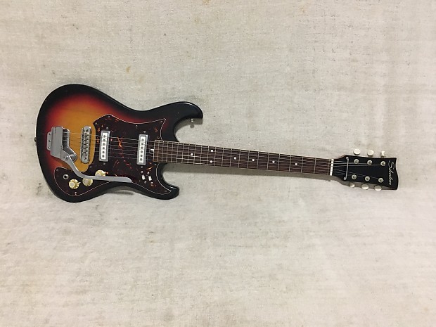 Silvertone 1412 Mosrite Copy 1970 Sunburst | Reverb