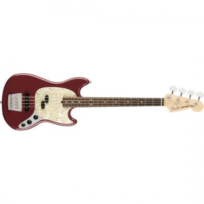 Fender American Performer Mustang Bass Guitar Rosewood FB Aubergine - 0198620345 image 1