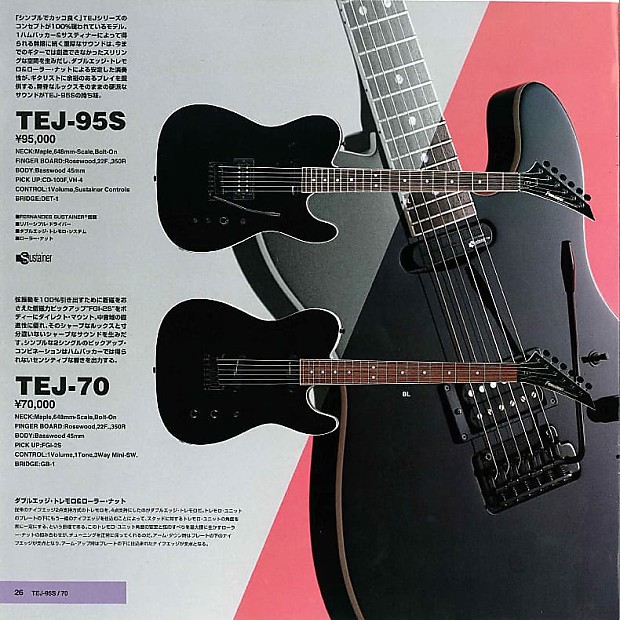 Fernandes TEJ-70 1987-1997 Black