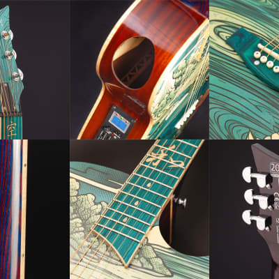 Lindo Mizumi Steel Strings Electro Acoustic Guitar | Side