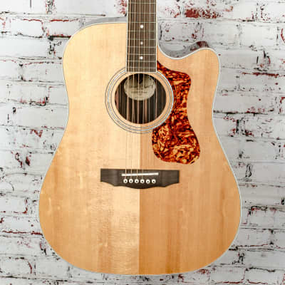 Guild - D-260ce - Dreadnought Single Cut Acoustic-Electric Guitar - Natural - x8749 - USED for sale