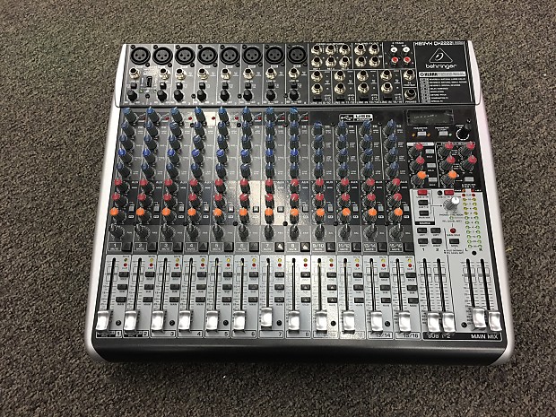 Behringer Xenyx QX2222USB Mixer with USB Interface and Effects image 3