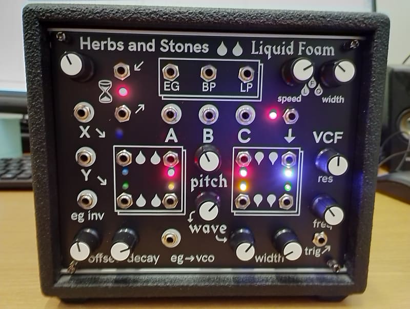 Herb & Stones Liquid Foam Eurorack Module In Doepfer Case | Reverb