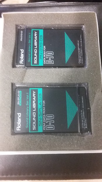 Roland D-70 Synthesizer Data Rom Card Set SL-D70-01