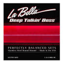 La Bella 767-6S Stainless Steel Round Bass VI String Bass Set