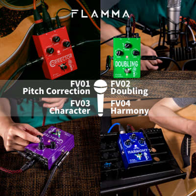 FLAMMA FV01 Correcior Vocal Pitch Correction Effect Pedal New image 5