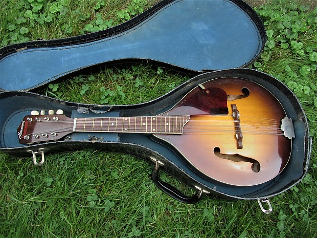 Harmony  Monterey  H417 Mandolin,  1960's,  Sunburst, Top Of Line, Barely Used, Case image 1