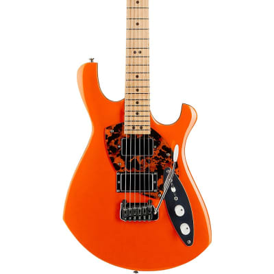 Malinoski Cosmic Electric Guitar Orange for sale