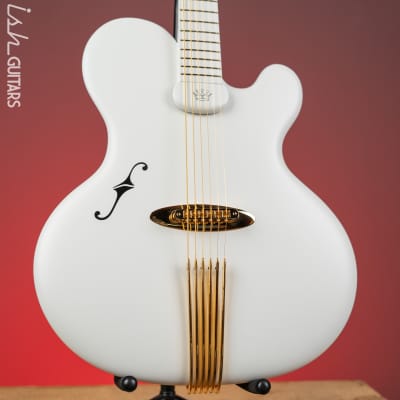 2010 Ritter Princess Isabella CO Edition Baritone Guitar White for sale