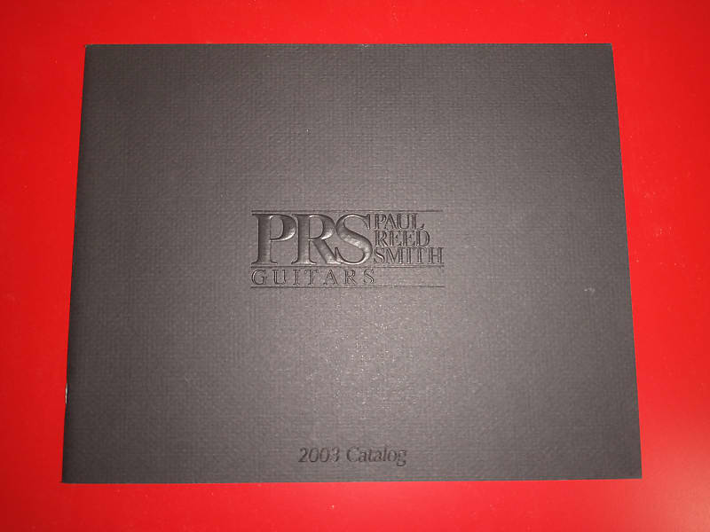Paul Reed Smith PRS 2003 Catalogue Brochure new never used - please see other listings image 1