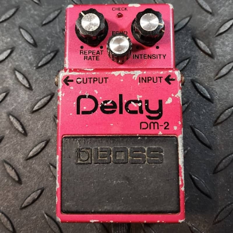 Boss DM-2 Delay (Black Label) Vintage MIJ Japan MN3205 Chip Converted to  9vDC PSA Specs