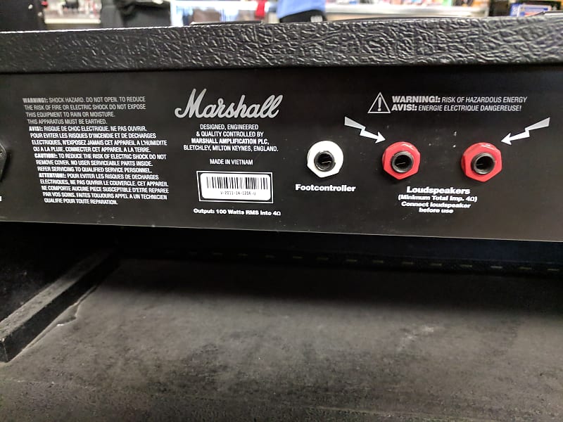 Marshall MG100FX Head 100w Guitar Amp Head, EFX, 4 Channels, Aux In, FX Loop