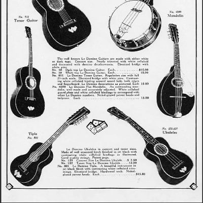1930's JR Stewart La Venicia Banjo Ukulele Antique Vintage  US Made image 10