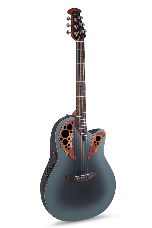 Ovation CE44-RBB-G acoustic guitar Celebrity Elite Mid Cutaway Reverse Blue Burst image 1