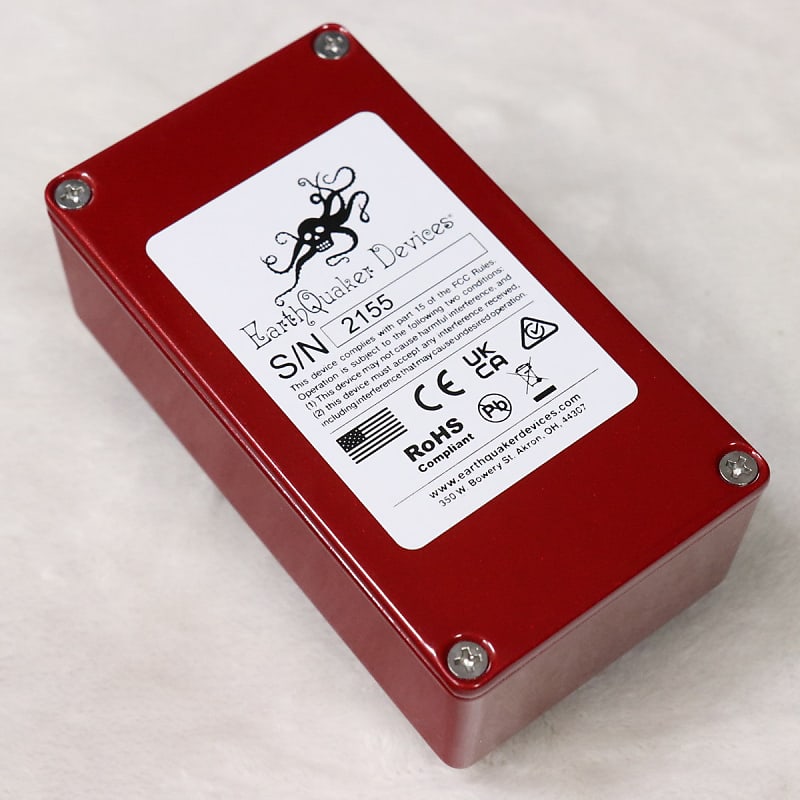 ギター EarthQuaker Devices Zoar cherry bomb EARTH QUAKER DEVICES ZOAR CHERRY BOMB Distortion [2151] [12/01