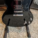 Epiphone SG Pro - Gloss Black with Hot Blade / Rail humbuckers Metal P'up Rings stutter Kill-switch