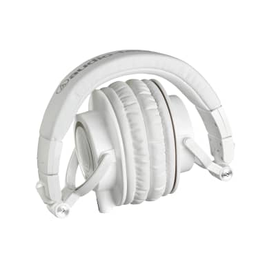 Audio-Technica ATH-M50x Professional Monitor Headphones - White image 3
