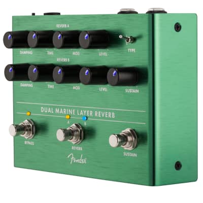 Fender Dual Marine Layer Reverb Guitar Effects Pedal image 3