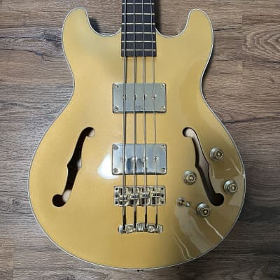 Warwick Pro Series Star Bass, Metallic Gold, 2012, with Gig Bag image 2