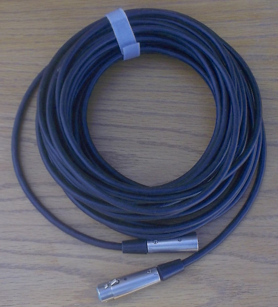 Whirlwind 50' Microphone Cable 90s Black image 1