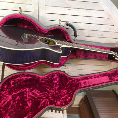 Taylor 612ce Purple Grand Concert Prince's Acoustic-Electric Guitar image 2