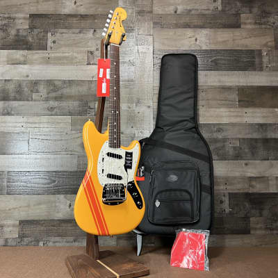 Fender Vintera II '70s Mustang Electric Guitar - Competition Orange w/ Fender Gigbag for sale