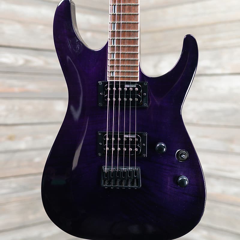 ESP LTD H-200 Electric Guitar - See Thru Purple (10560-SR) image 1