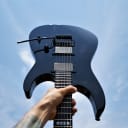 ESP E-II M-II See Thru Black 6-String Electric Guitar  w/ Form-Fitting Case / Free shipping!