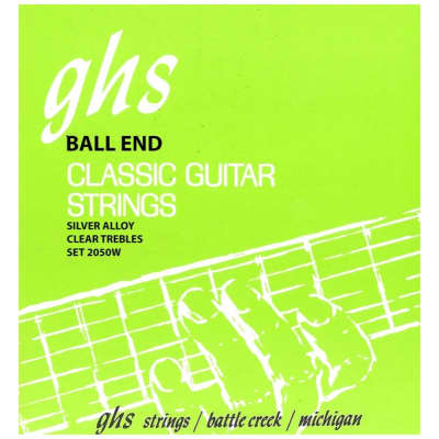 GHS 2050W Ball End Classical Guitar Strings image 1