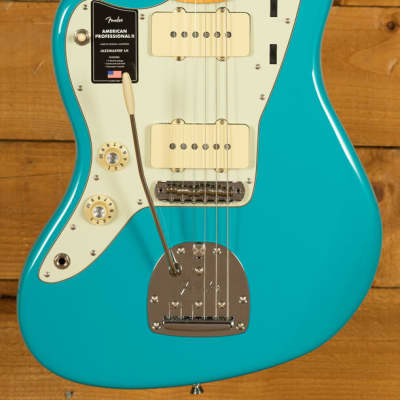 Fender American Professional II Jazzmaster | Maple - Miami Blue - Left-Handed image 1