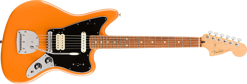 Fender Player Series Jaguar, Pau Ferro Fingerboard, Capri Orange Finish - MIM image 1
