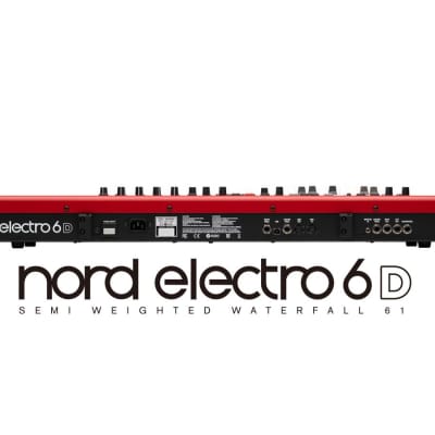 Nord Electro 6D 61-Key Semi-Weighted Waterfall keybed image 5