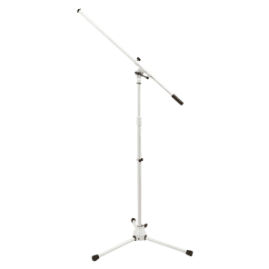 On-Stage MS7801W Euro Boom Microphone Stand - White