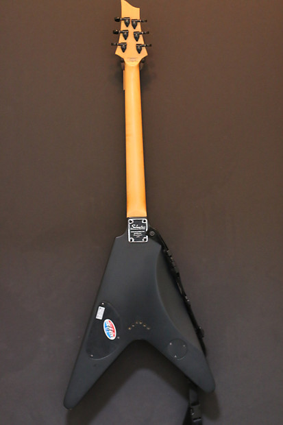 Schecter Diamond Series Damien V-1 Black Satin | Reverb