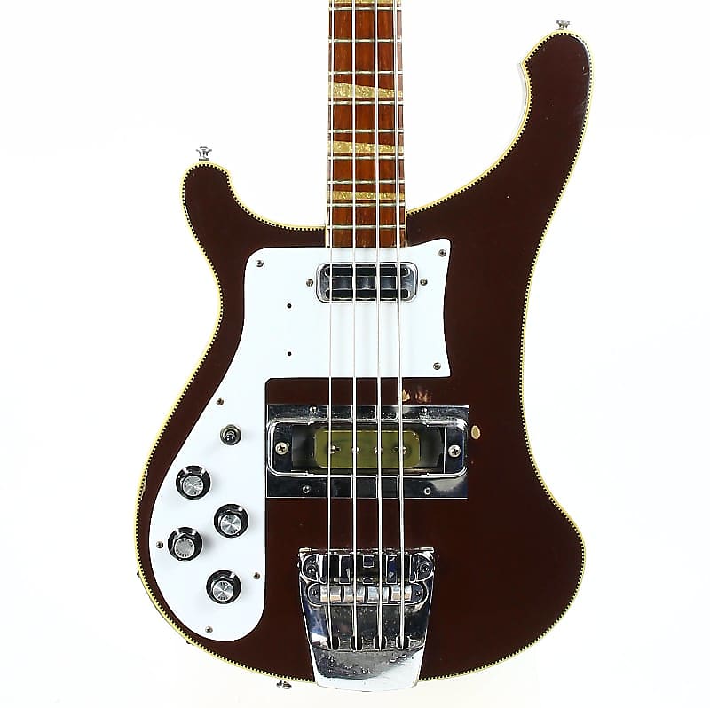 1969 Rickenbacker 4001 Bass Burgundyglo LEFT-HANDED -- EXTREMELY RARE Beatles Era Paul McCartney Ric! 4000 image 1